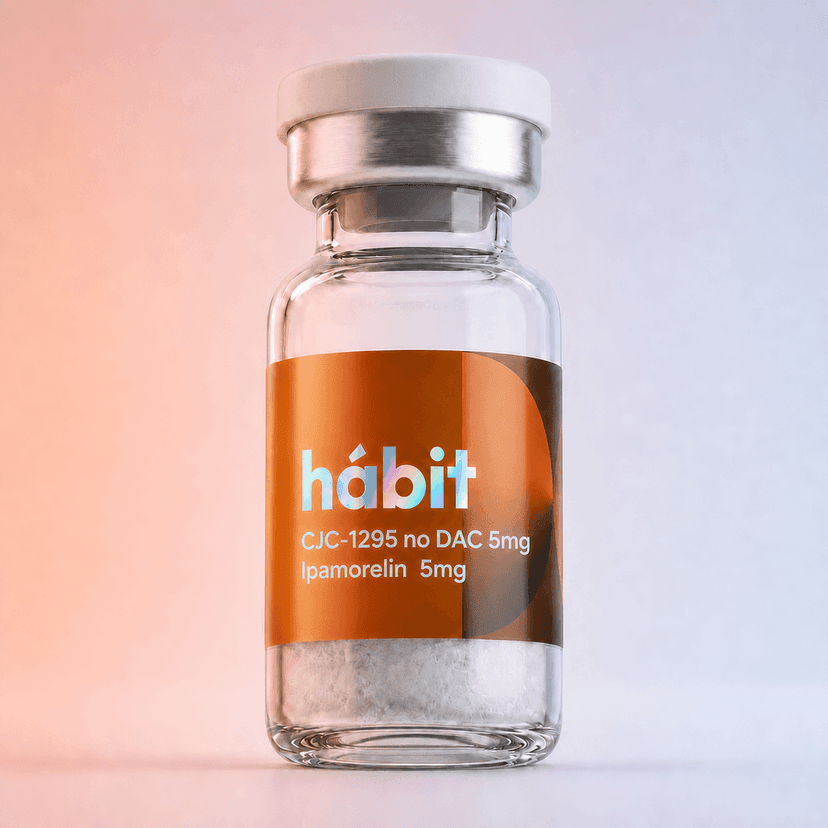 CJC + IPA 10mg research peptide vial — GHRH analog + GH secretagogue blend
