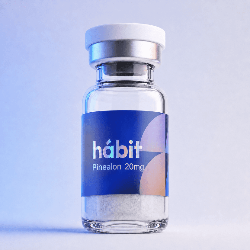 Pinealon 20mg research peptide vial — Glu-Asp-Arg tripeptide