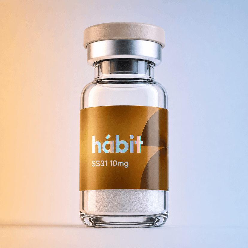 SS-31 10mg research peptide vial — Mitochondria-targeting tetrapeptide